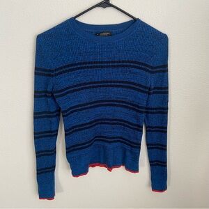 Banana Republic Women’s Pullover Stretch Cotton Sweater Striped Size Medium